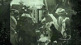 whoa... vintage 1950s hairy beavers vs 1960s lesbian group action??