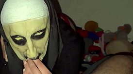 Huge Juicy Big Ass Fat Mexican Girl Doggystyle Creampie POV Bedroom Halloween Horror