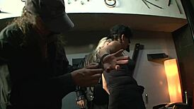 check out this german blonde bdsm slave bound for fisting dildo missionary closeup