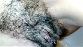 we're peeing together in the bathroom while i'm dressed as his sexy woman lover