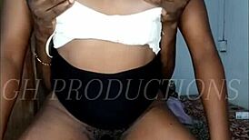 black teen slut's wet pussy wrecked by rough backshots