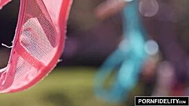 sexy redhead bree daniels takes rough pounding and hot creampie from pornfidelity