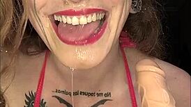 hey banana shoved up my ass then to mouth yum... malafalda 🍌💦