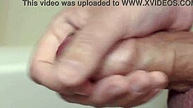 dick cums in slow motion