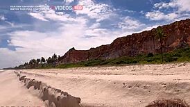 Nudist Beach Sex in Paraiba: Brazilian Latina Rides Muscular Cock Doggystyle Deepthroat?