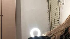 Brunette Fuck Doll's Tight Ass Pounded Deep in Homemade Anal Toy Session While Wife's Away