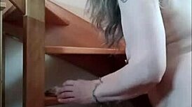 french slave degraded in master's office