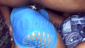 ghetto shorty takes rough dick bent over dripping cum from juicy pussy