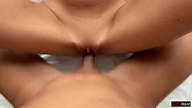 step sis begs bro to fuck again but he calls his friend instead!