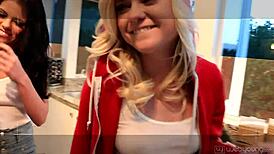 Chloe foster and adriana chechik share playful webyoung moments