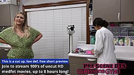 perverted podiatrist ayla aysel humiliates with latex footjob close-up