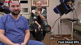 school resource officer ava siren masturbates with toys in office pov