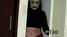 Huge Juicy Big Ass Fat Mexican Girl Doggystyle Creampie POV Bedroom Halloween Horror