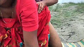 wanna join this cute bangladeshi girl for outdoor tight pussy missionary fun?