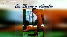 Colombian Amalia's Bound Spanking Session Gets Intense