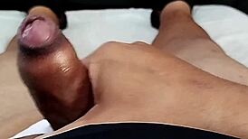 Watch my tiny-dicked foreskin jerks and her young pussy squirt fest part 13 💦😩