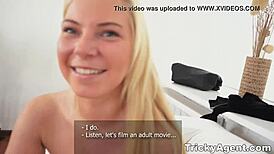 tricky agent interviews shaved teen angie koks like virgin then fucks her hard doggystyle