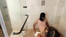 beautiful busty curvy stepmom calls wanderer to fuck her wet gaping pussy