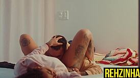 sharing bed with fat bbw boss turns rough interracial fuck ending in huge facial cumshot!