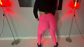 whoa mia montiel's huge latina ass shakes wildly as she models her fat tits 🍑🔥