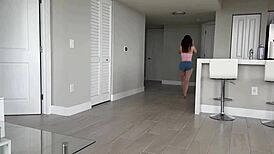 Step sister trinity olsen caught rubbing wet pussy in taboo household fantasy.