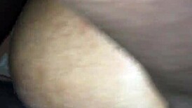 Naija pussy takes monster cock pounding bent over doggystyle ending in deep creampie explosion
