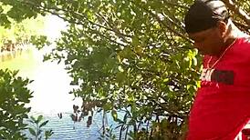 Holy Shit! Quickie Beach Pound with Huge Cock Deepthroat Cumshot!