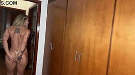 Beautiful brazilian teen 18+ shower squirts on maximo garcia big cock deepthroat rough