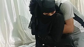 muslim girl bent over takes hindu boyfriend's deep anal