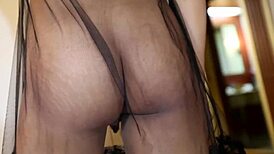 Lingerie Ladyboy Feels Intense Pleasure From Deep Anal Pounding