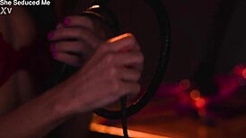 She'seducedme: Blonde Petite Wife Licks Dominatrix Wet Pussy in Lingerie