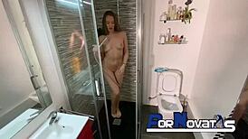 pornovatas swingers fuck in barcelona hotel bathroom during wild student party