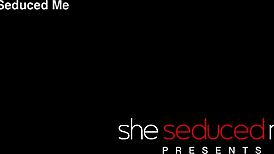 She'seducedme: Blonde Petite Wife Licks Dominatrix Wet Pussy in Lingerie