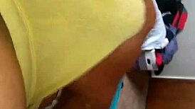 baki's cum-soaked panties tease in bold display