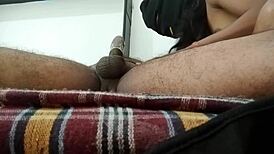 indian aunty's pussy gets hardcore doggystyle close-up pounding