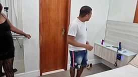 behind the scenes big latina milf's first time anal pounding and cum facials in porn