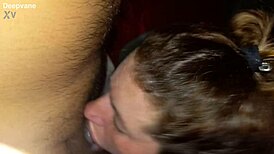 Blonde Slut Deepthroats Friend's Cock