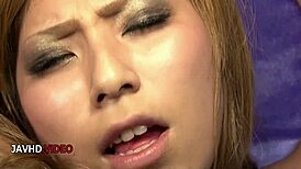 Watch Sakura Kiryu's kinky curves fingered to JAV creampie climax!