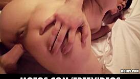 Ex-Girlfriend's Homemade Striptease on Anniversary Pole in Heels Fishnets