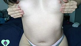 lonely wife finds huge dildo and squirts wildly ripping clothes off