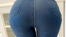 perfect huge tits big ass goddess takes raw creampie doggy till legs shake