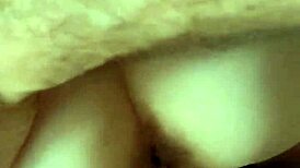 My skinny wife's tight hole opens wide for home anal pounding pov