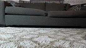 how does maisy deepthroat that fat cock without gagging on sloppy blowjob?