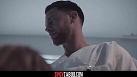 busty milf and teen get doctor pounded in taboo threesome