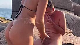 hey cuckold hubby took me nudist beach bareback fucked by stranger slut