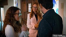 naughty college coed trades dirt for old man's big cock deepthroat domination