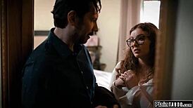 naughty college coed trades dirt for old man's big cock deepthroat domination