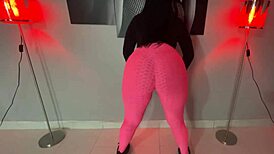 whoa mia montiel's huge latina ass shakes wildly as she models her fat tits 🍑🔥