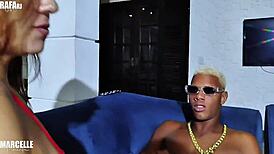 Watch me tease son's girlfriend and her stepmom with my big cock climax