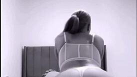 teen british coed squirts toys pussy in horny webcam solo fun!